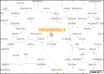 map of Namusansula