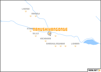 map of Namushi wa Ngonde