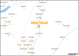 map of Namutanja