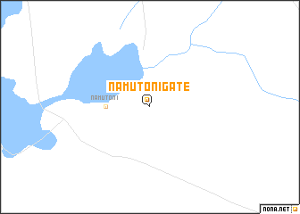 map of Namutoni Gate