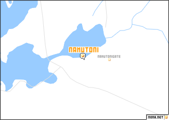 map of Namutoni