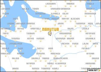 map of Namutua