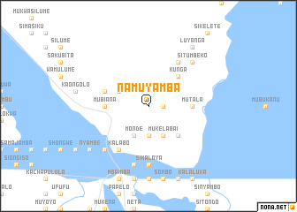 map of Namuyamba