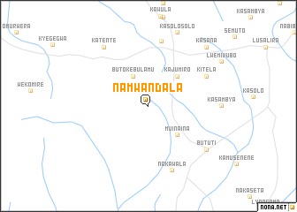 map of Namwandala