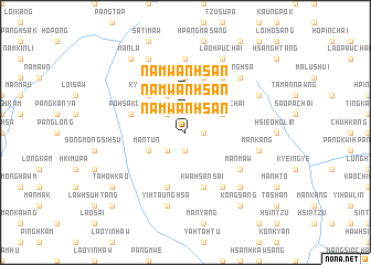 map of Namwanhsan