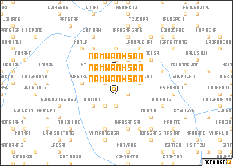 map of Namwanhsan