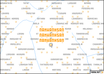 map of Namwanhsan