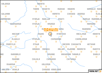 map of Namwini