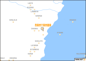 map of Namyamba