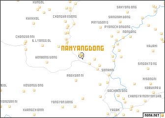 map of Namyang-dong