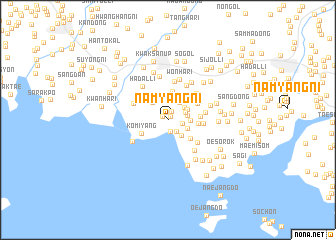 map of Namyang-ni