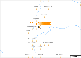 map of Namyawngbuk