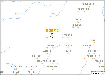 map of Namza