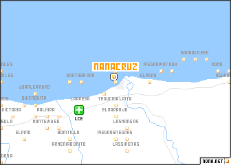 map of Nana Cruz