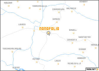 map of Nanafalia