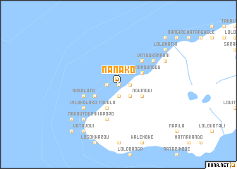 map of Nanako