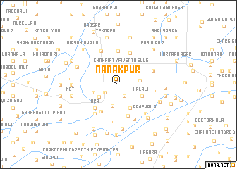 map of Nānakpur