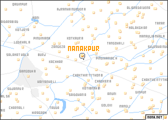 map of Nānakpur