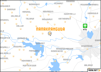 map of Nānakrāmguda