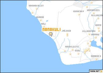 map of Nanakuli