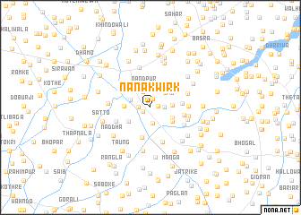 map of Nānak Wirk