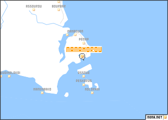 map of Nanamorou