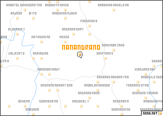 map of Nanandrano