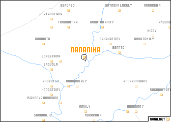 map of Nananiha