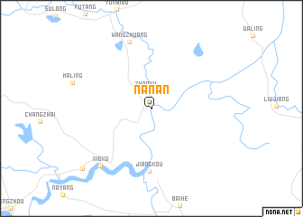 map of Nan\