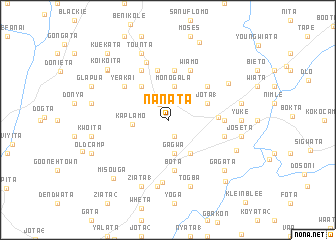 map of Nanata