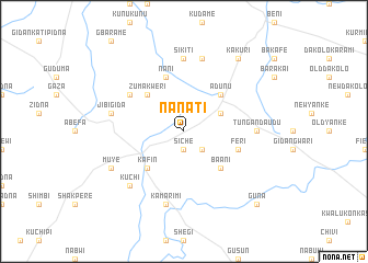 map of Nanati