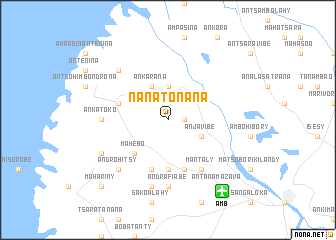 map of Nanatonana