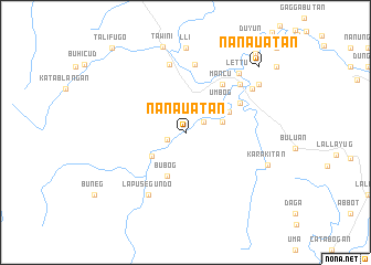 map of Nanauatan