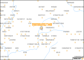 map of Nan-aungtha