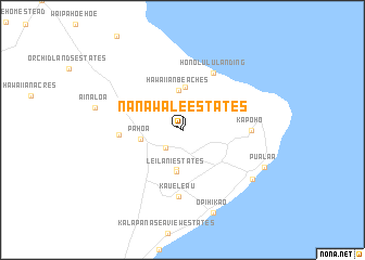 map of Nanawale Estates
