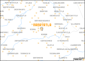 map of Nanayatla