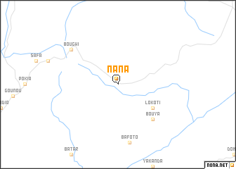 map of Nana