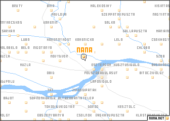 map of Nána