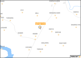 map of Nanbai