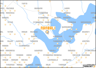 map of Nanbali