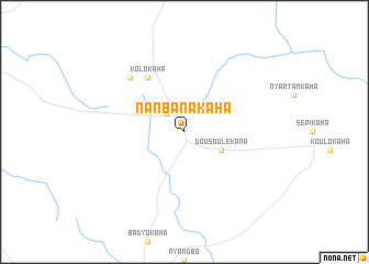 map of Nanbanakaha