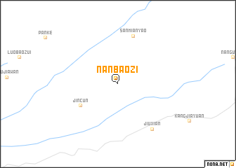 map of Nanbaozi