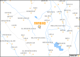 map of Nanbao