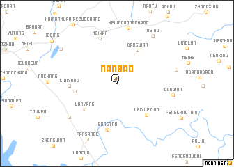 map of Nanbao