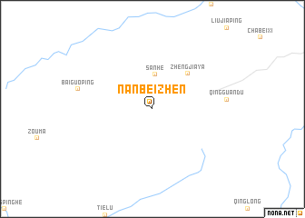 map of Nanbeizhen