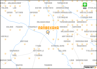 map of Nanbékaha