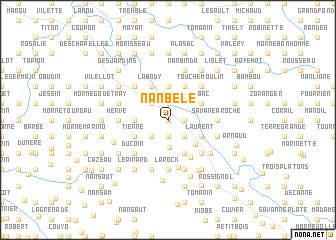 map of Nan Belé