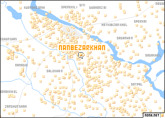 map of Nanbezar Khān