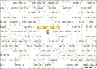 map of Nan Bois-Pins