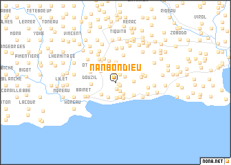 map of Nan Bondieu